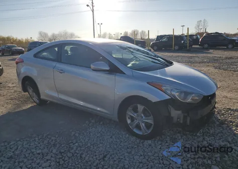 2013 Hyundai Elantra Coupe Gs from USA, damaged, VIN KMHDH6AE2DU009400